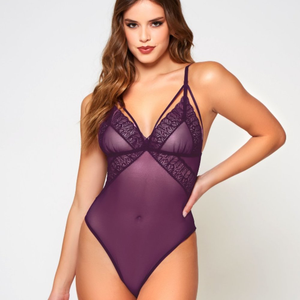 Glitter Wild Berry Teddy In Purple
